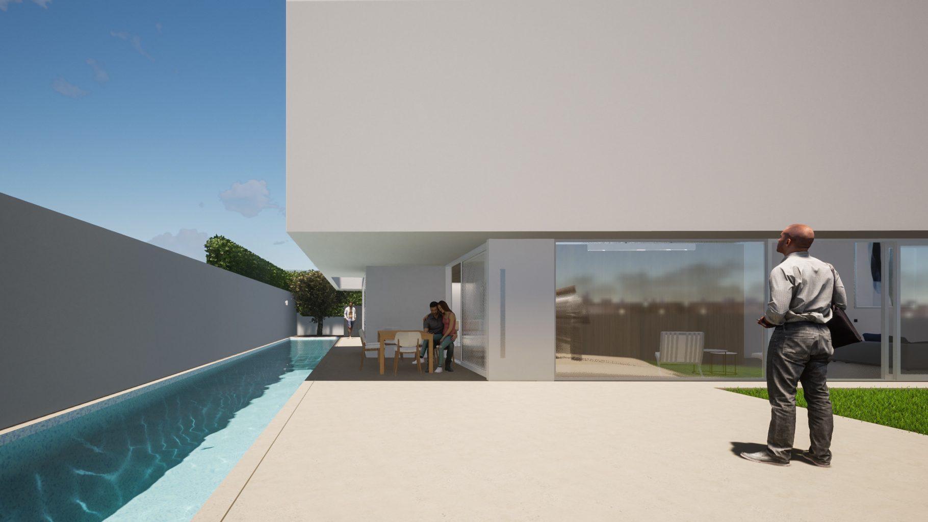 casa minimalista, estudio arquitectura sevilla